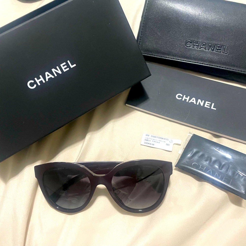 Chanel butterfly sunglasses